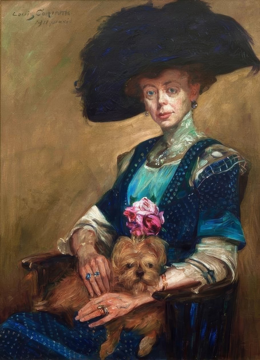 Portræt af fru Luther af Lovis Corinth