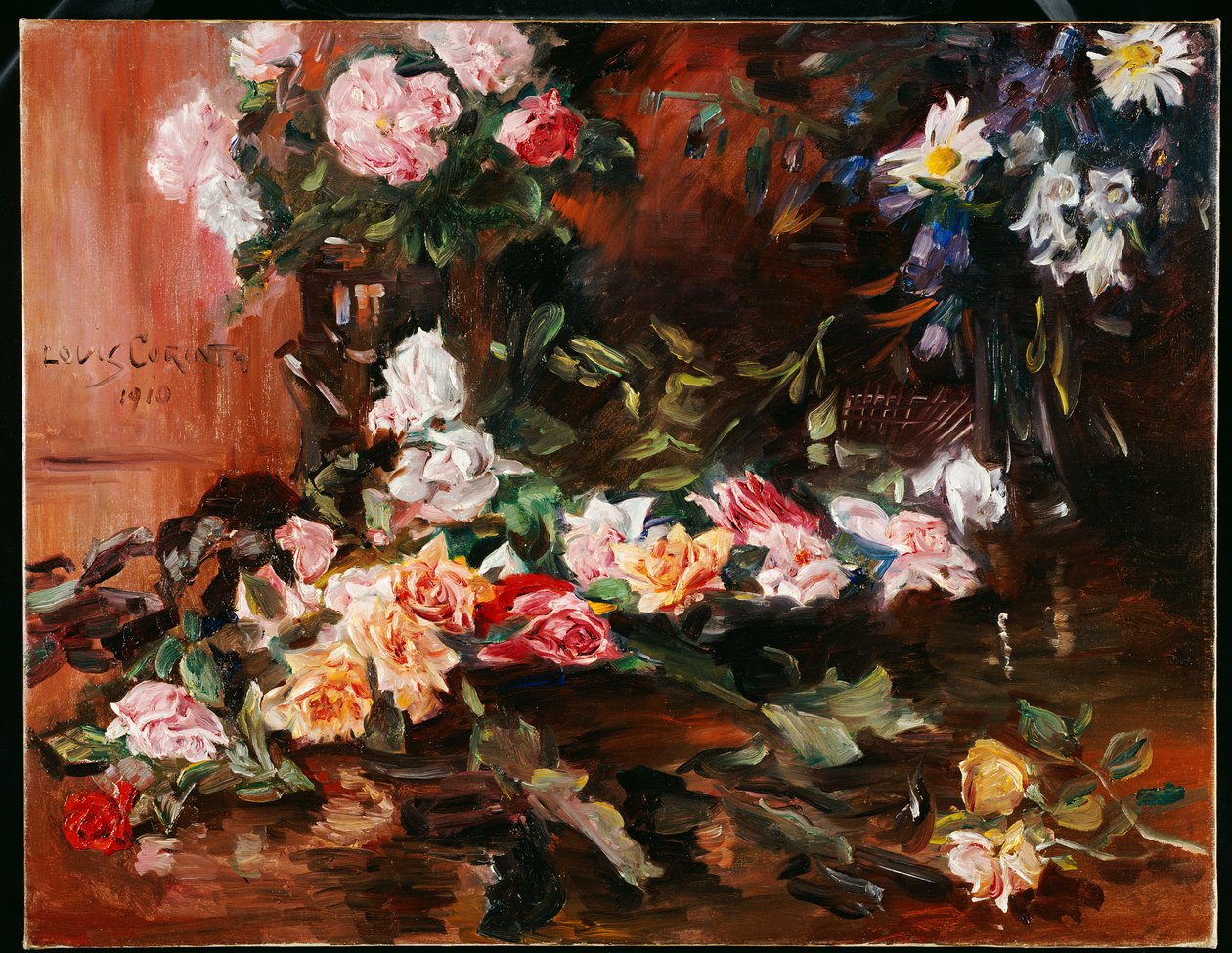 Roser, 1910 af Lovis Corinth