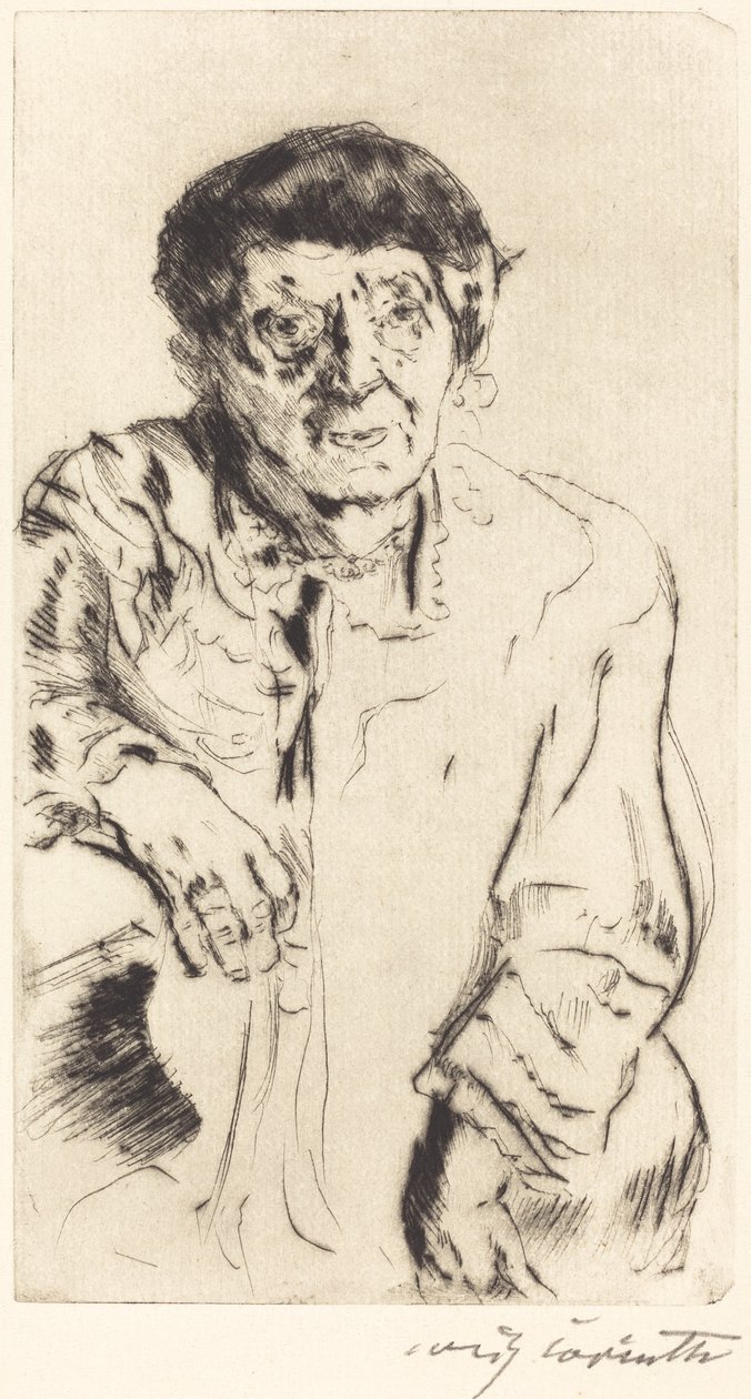 Svigermors svigermor, 1916. af Lovis Corinth