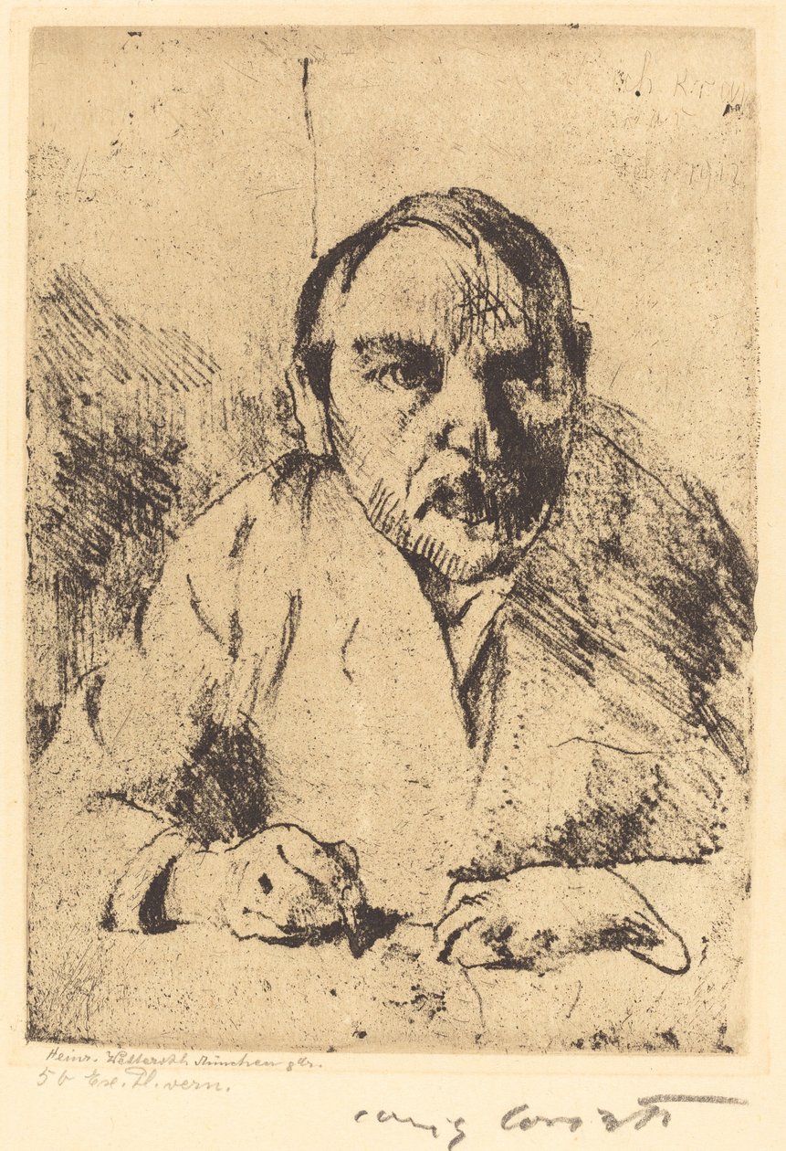 Selvportræt, 1912. af Lovis Corinth