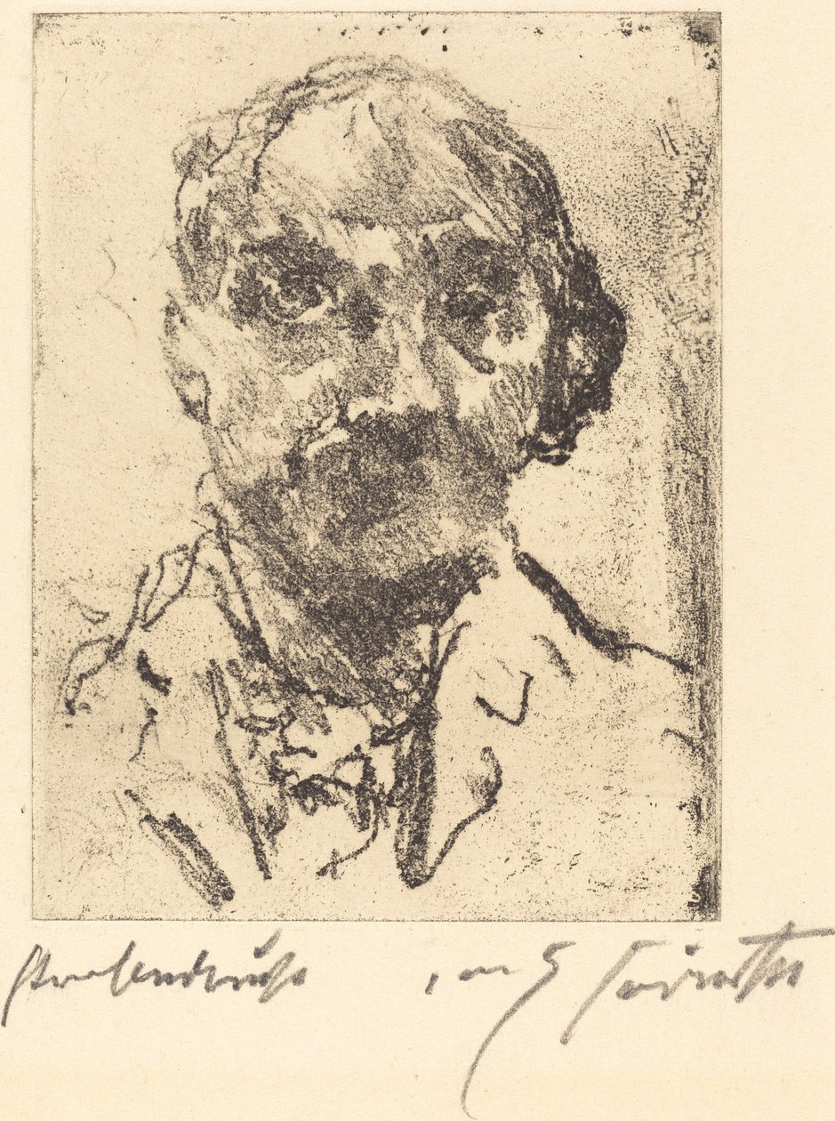 Selvportræt, 19211922. af Lovis Corinth
