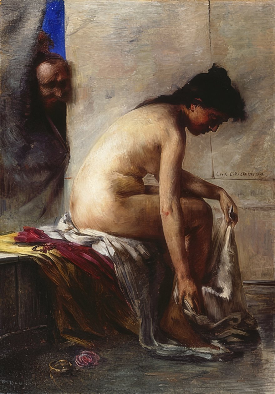 Susanna i badet. 1890 af Lovis Corinth