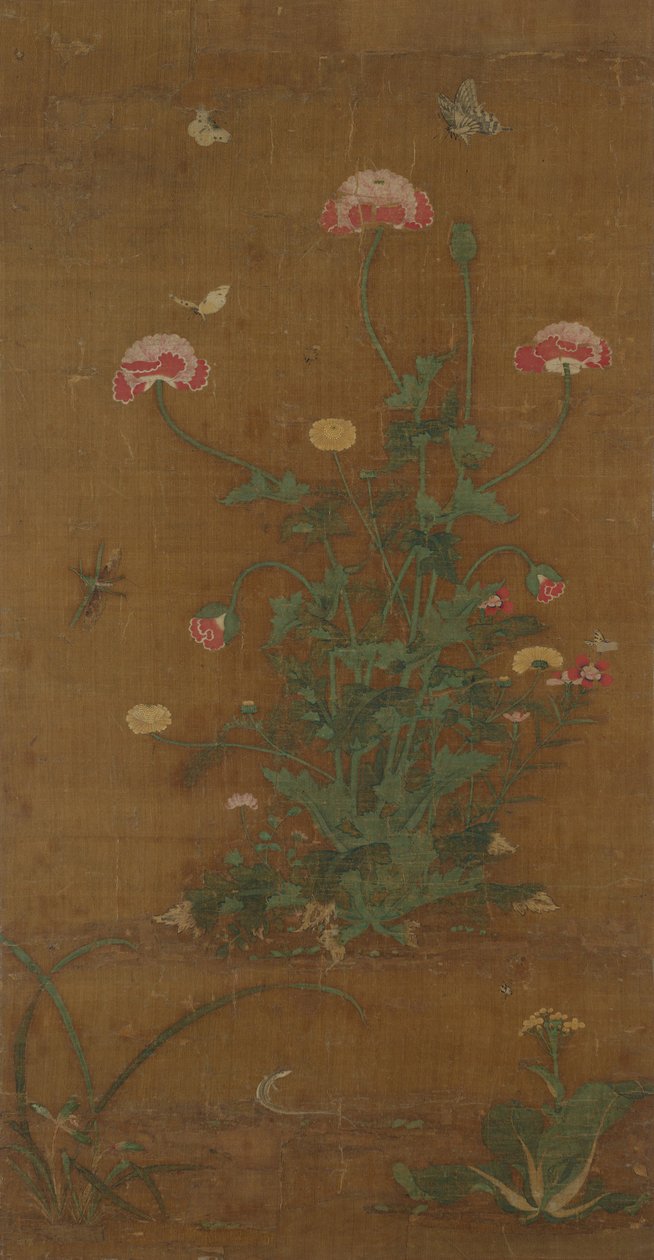 Blomster, 1300-tallet. af Lu Jingfu