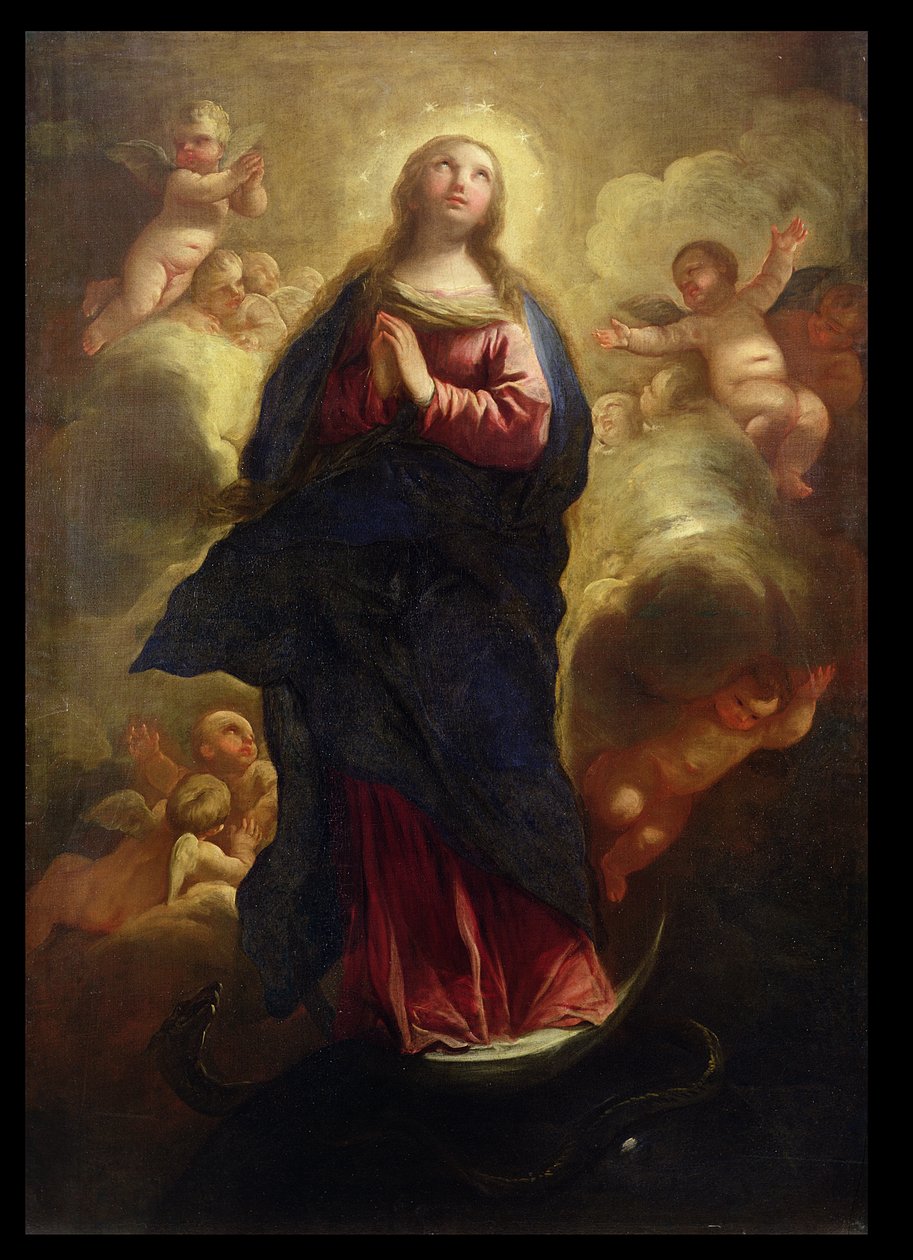 Jomfruens antagelse af Luca Giordano