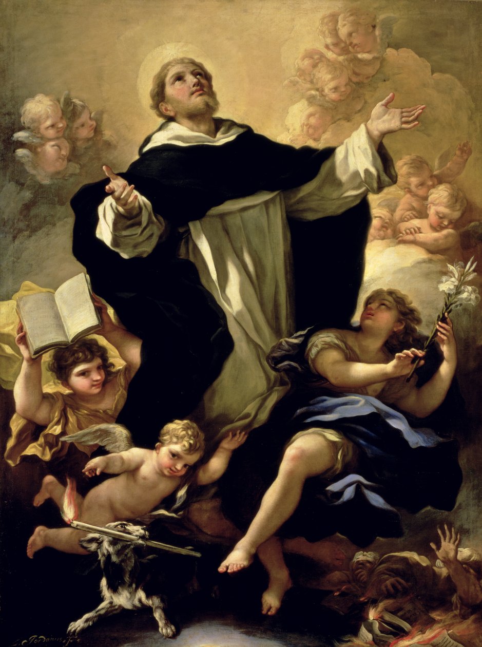 St. Dominic, 1170-1221 af Luca Giordano