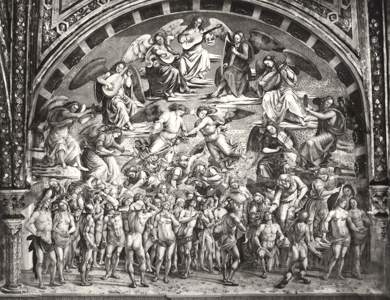 De udvalgtes kald til himlen (se også 190258) af Luca Signorelli