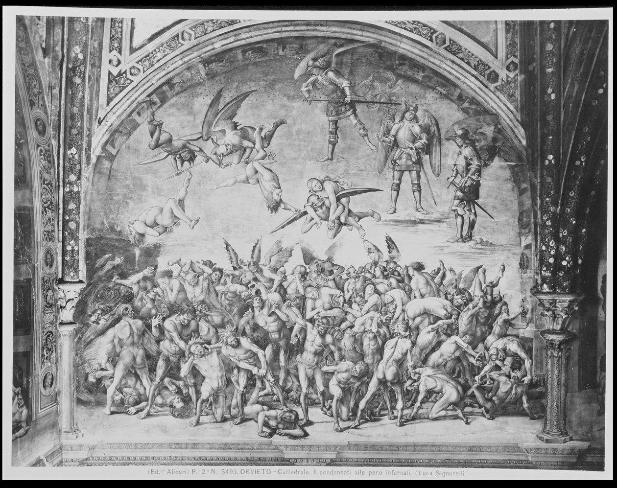 De fordømte, fra den sidste dom (se 136323) af Luca Signorelli