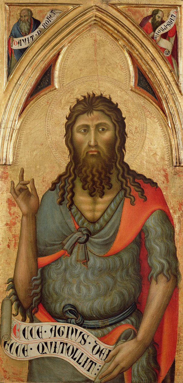 Sankt Johannes Døberen af Luca di Tommè