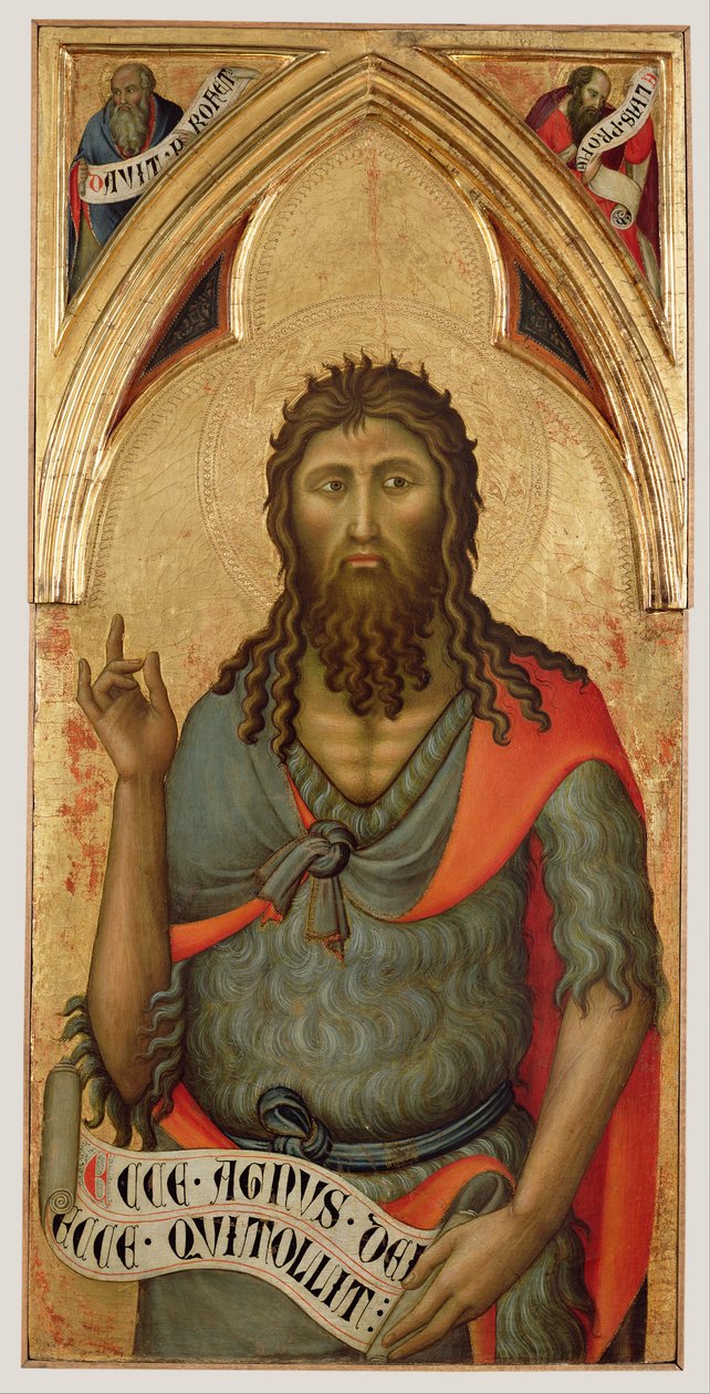 Sankt Johannes Døberen af Luca di Tommè