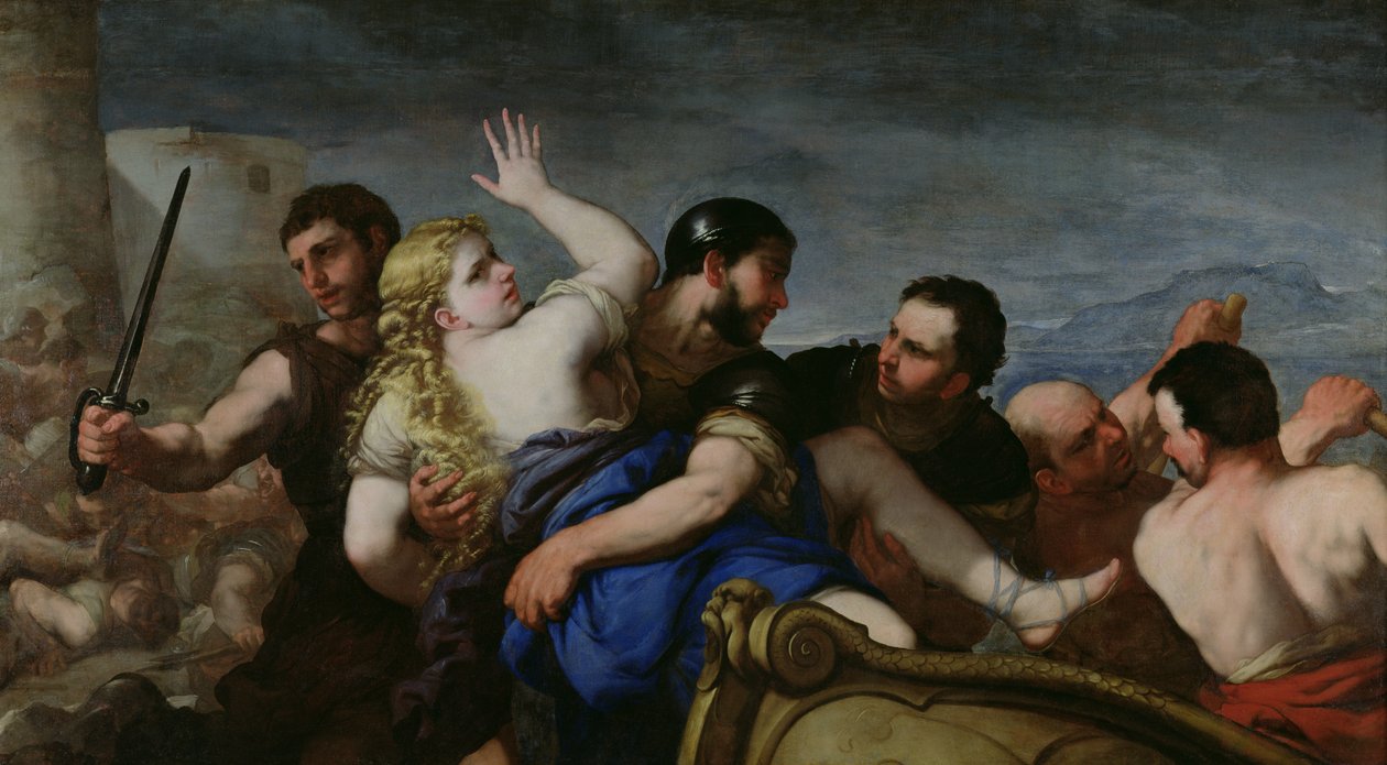 bortførelse af Helena af Luca Giordano