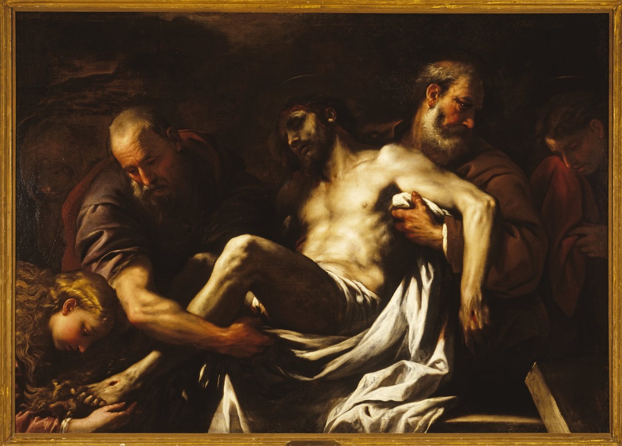 Kristi gravlæggelse af Luca Giordano