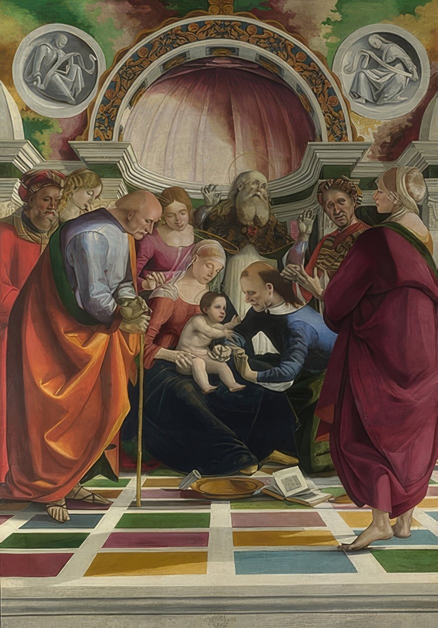 Jesu omskærelse. Omkring 1490-91 af Luca Signorelli