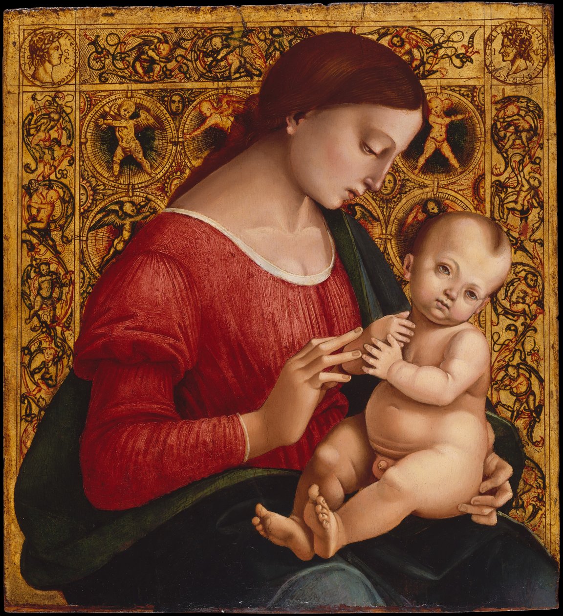 Madonna og barn, ca. 1505-7. af Luca Signorelli