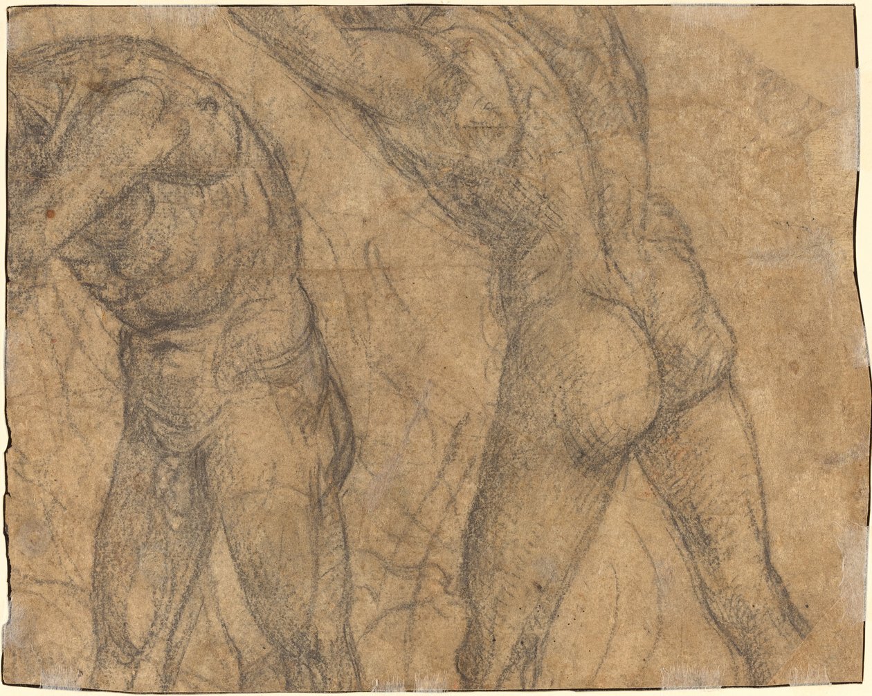 To nøgenfigurer [verso] af Luca Signorelli