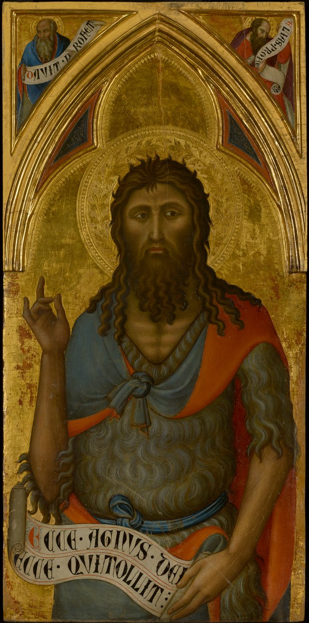 Sankt Johannes Døberen af Luca di Tommè