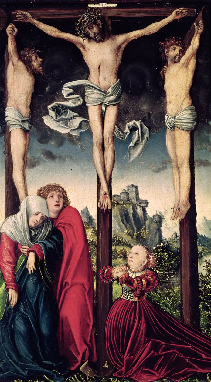 Kristus på korset af Lucas Cranach the Elder