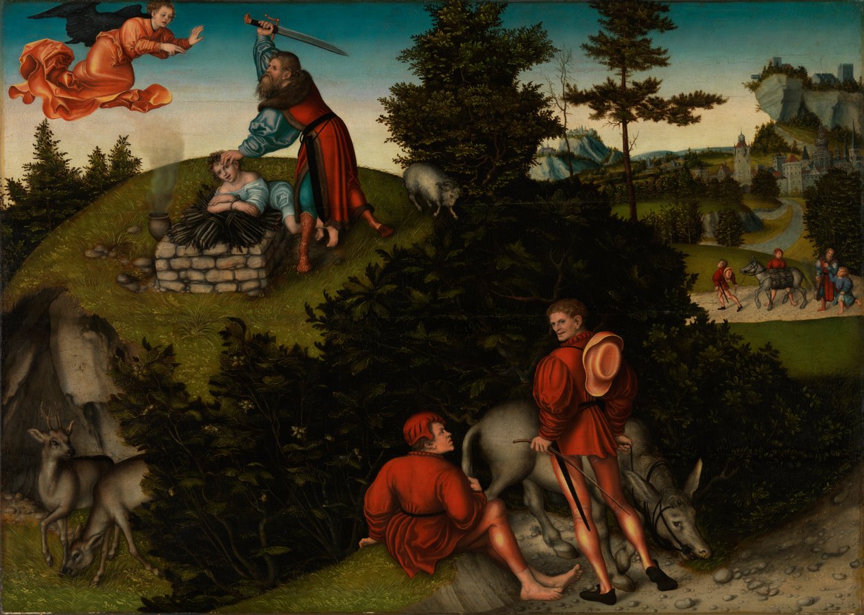 Abrahams offer af Lucas Cranach the Elder