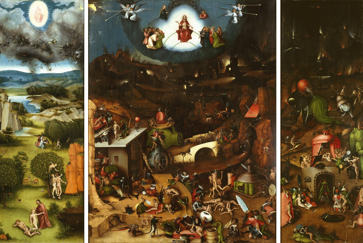 Vinget alter med den sidste dom af Lucas Cranach the Elder