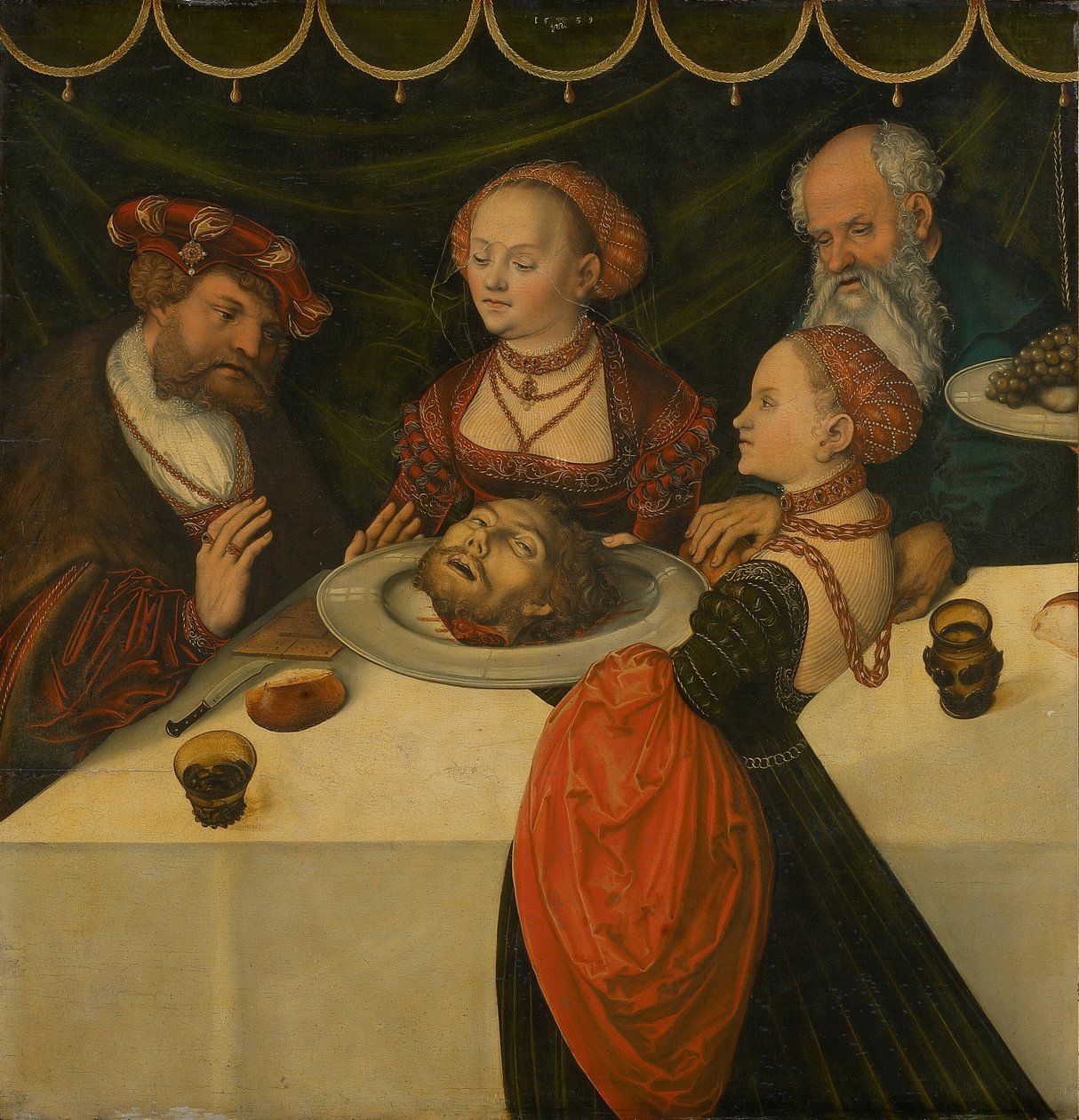 Herodes nadver af Lucas Cranach the Elder