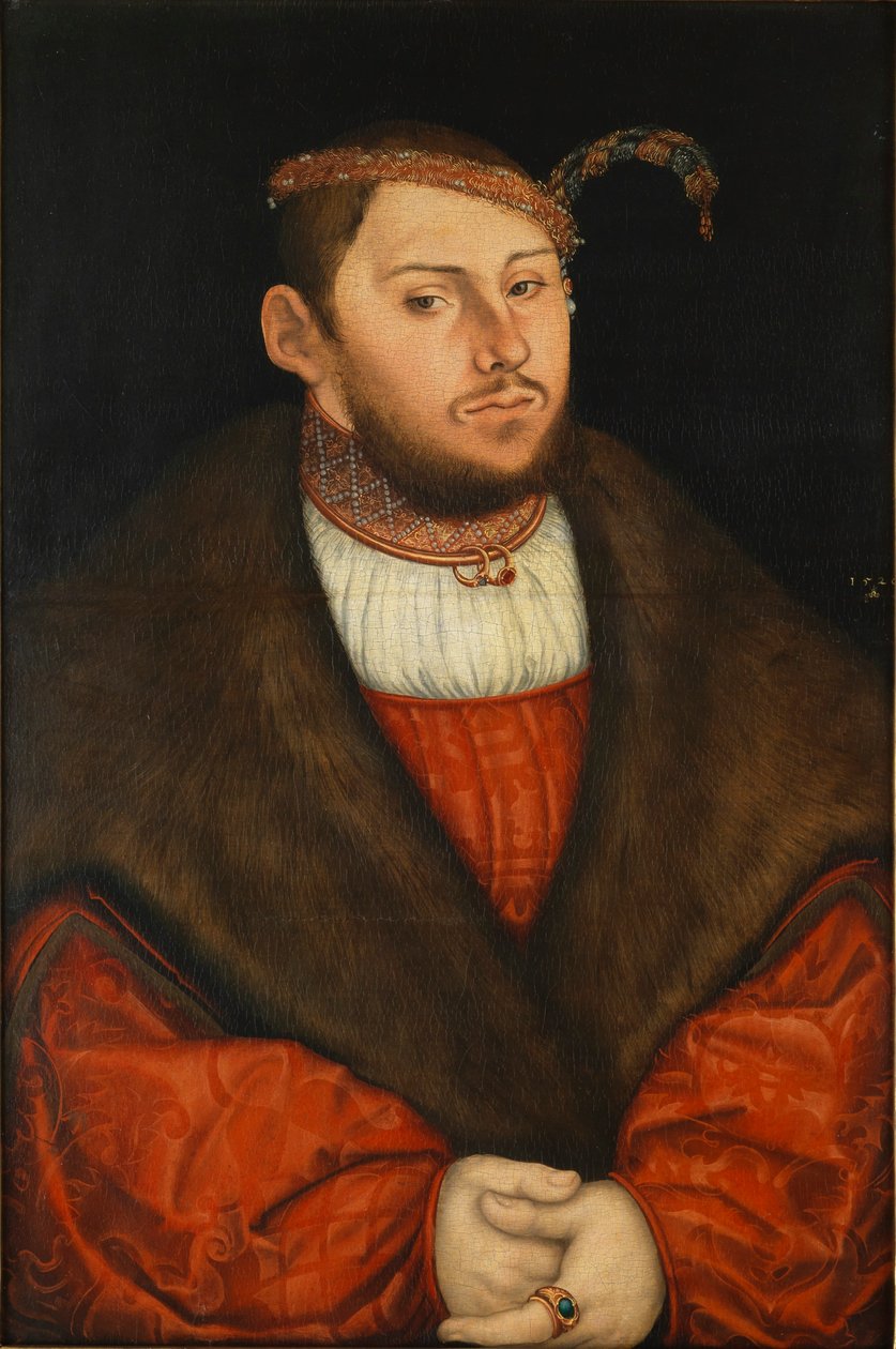 Prinsfyrste Johann Friedrich af Sachsen af Lucas Cranach the Elder