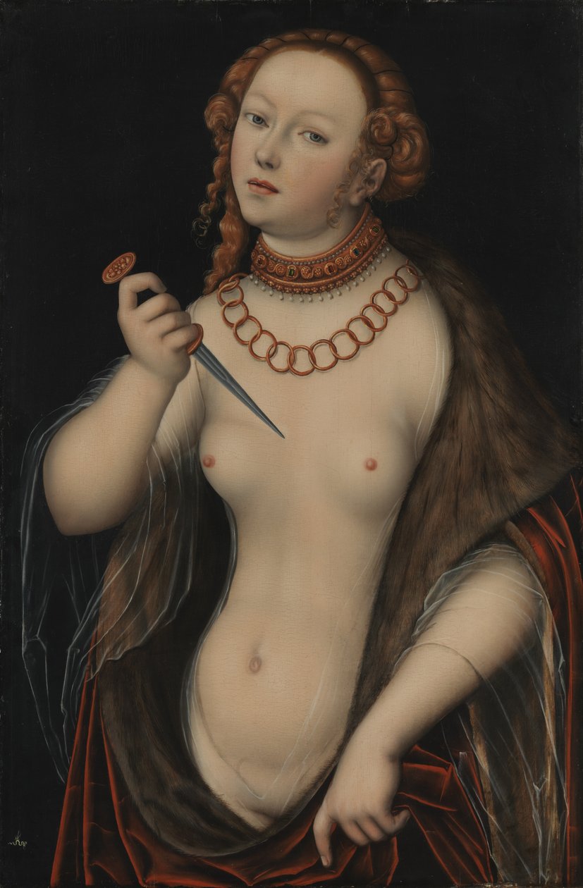 Lucretia af Lucas Cranach the Elder
