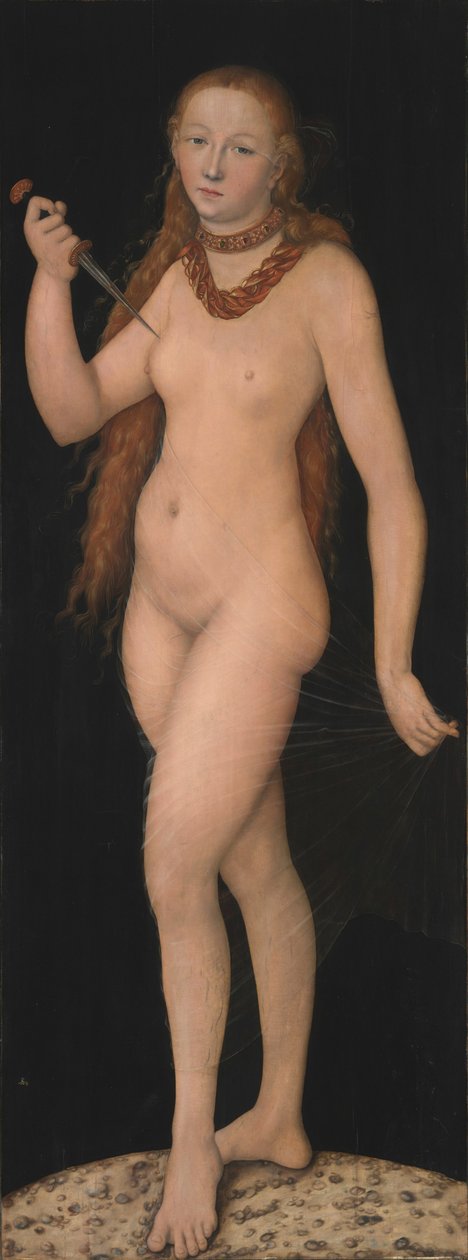 Lucretia af Lucas Cranach the Elder