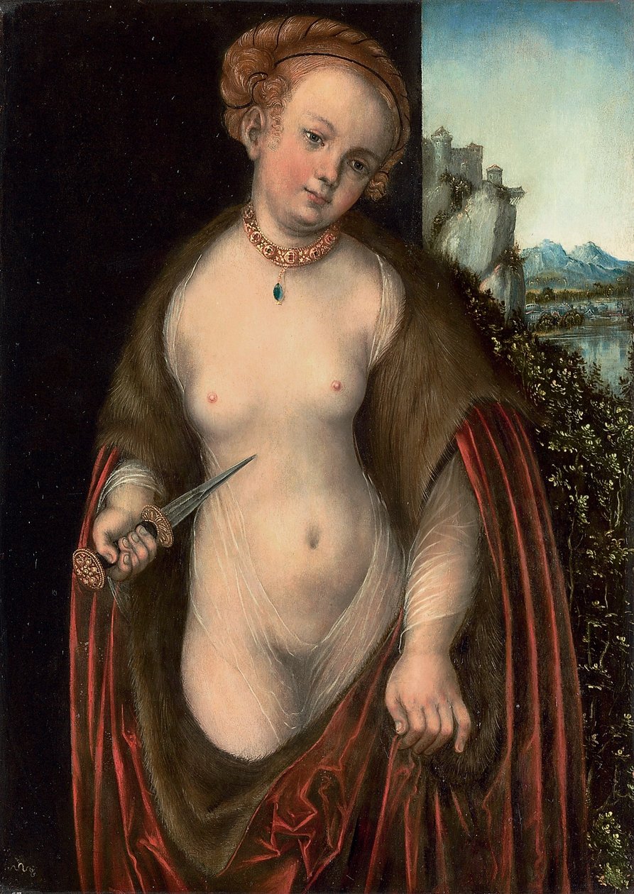 Lucrezia af Lucas Cranach the Elder