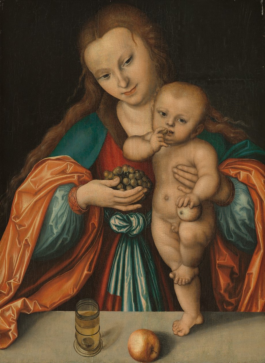 Madonna og barn af Lucas Cranach the Elder