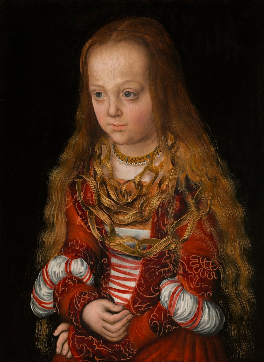 Portræt af en saksisk prinsesse af Lucas Cranach the Elder