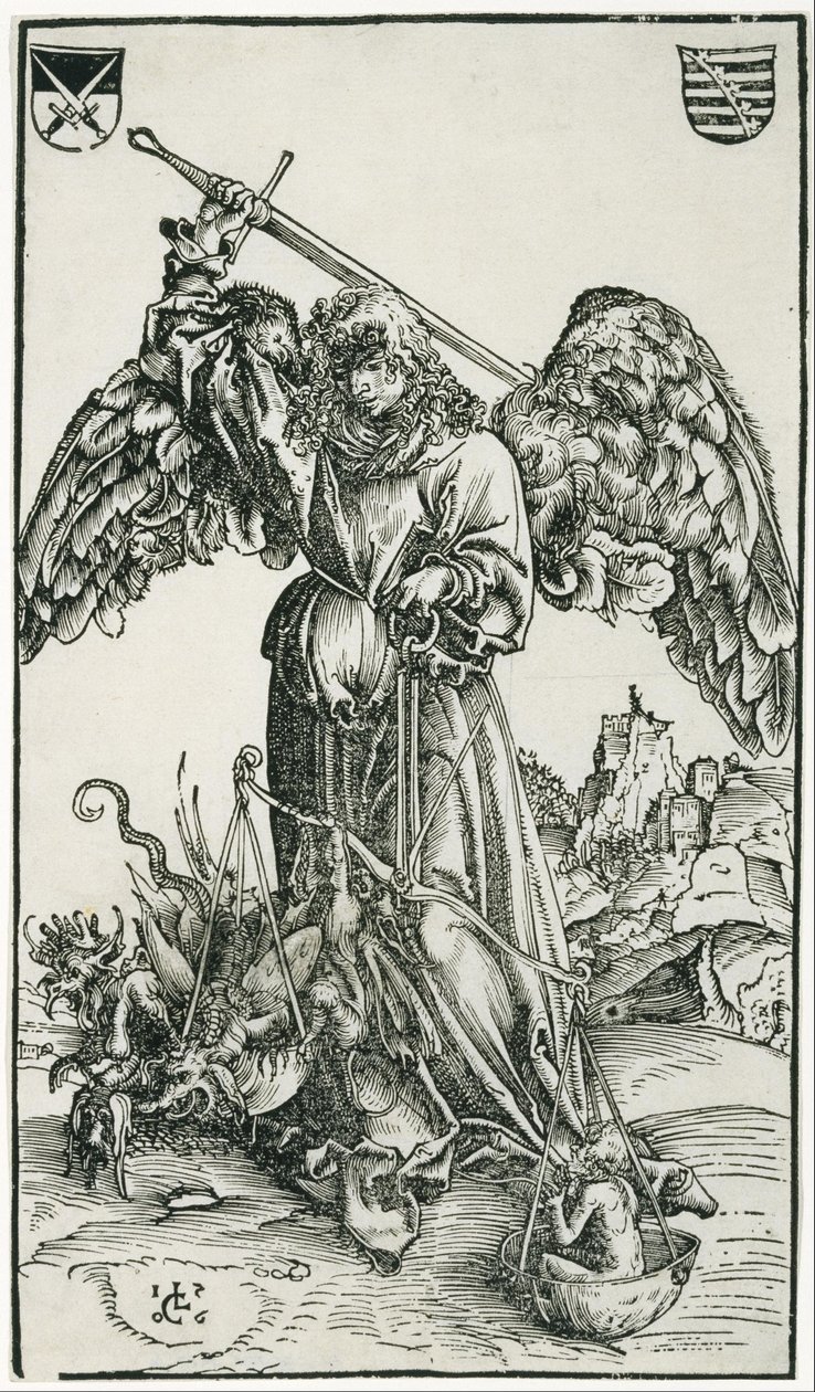 St. Michael af Lucas Cranach the Elder