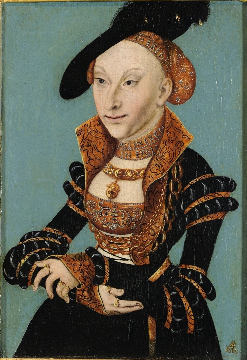 Sybille af Cleve af Lucas Cranach the Elder
