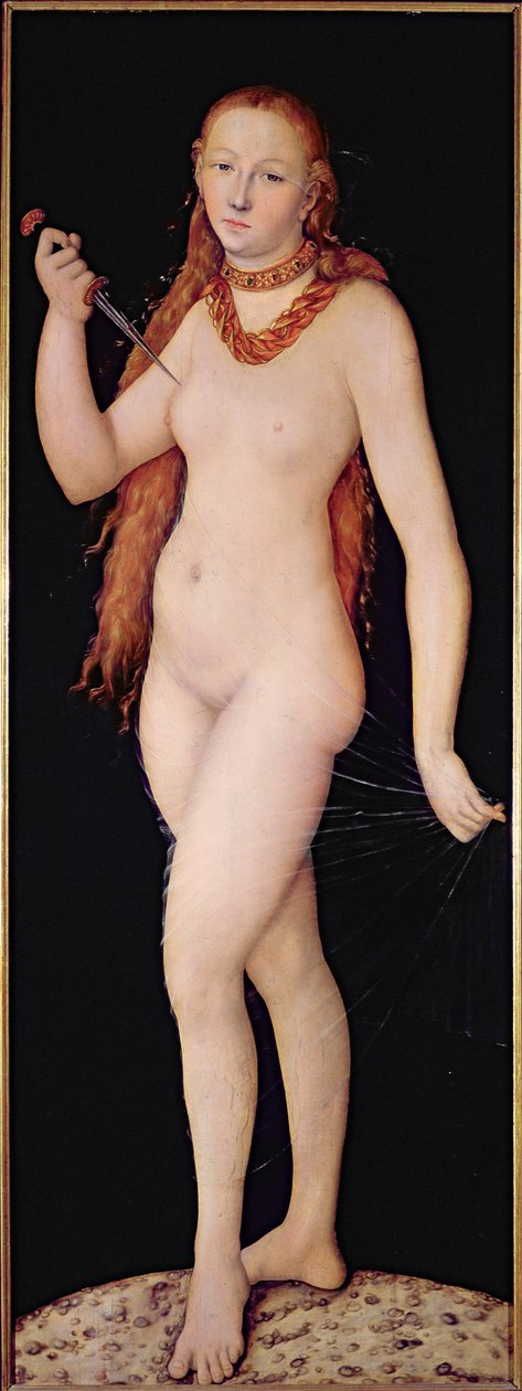 Lucretias død, ca. 1524 af Lucas Cranach the Elder
