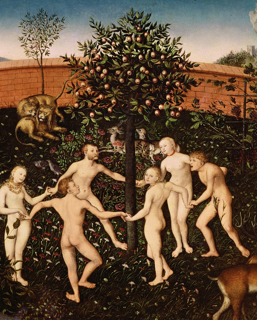 The Golden Age, 1530 (detalje af 173761) af Lucas Cranach the Elder