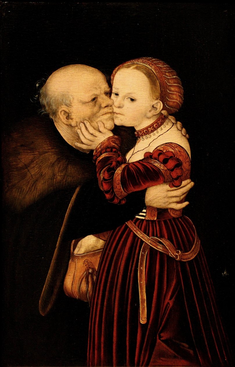 Den gamle fjols af Lucas Cranach the Elder