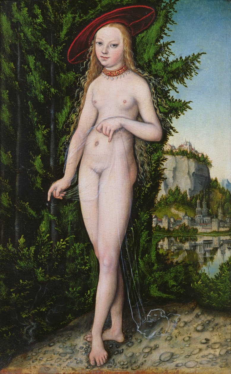 Venus i et landskab, 1529 af Lucas Cranach the Elder