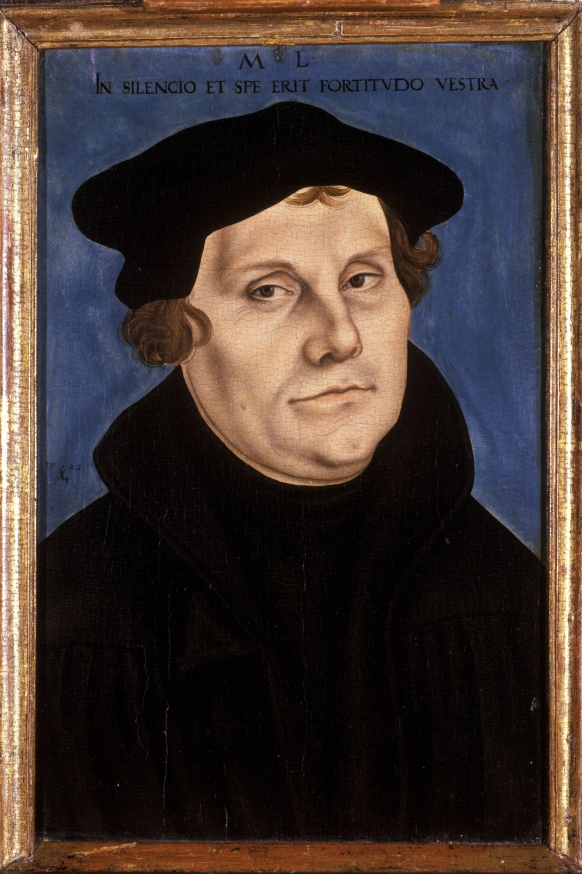 Martin Luther, 1529 af Lucas Cranach the Elder