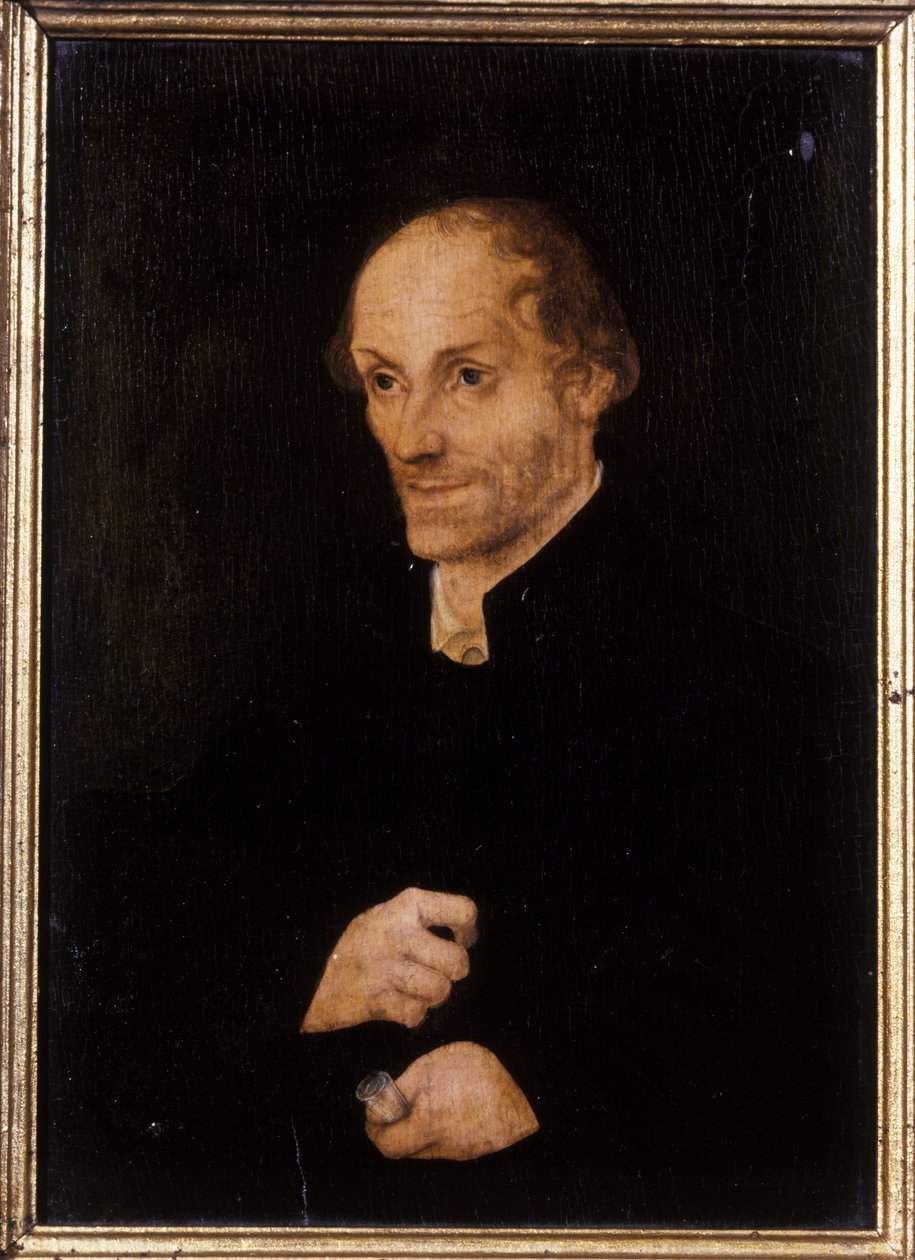 Philip Melanchthon af Lucas Cranach the Elder