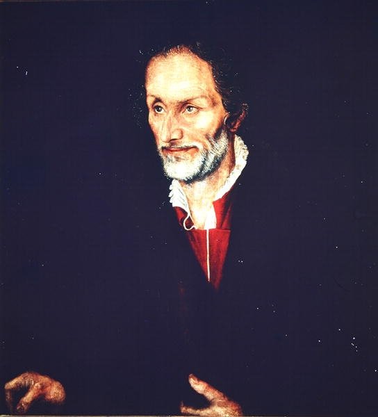 Portræt af Philipp Melanchthon (1497-1560) 1543 af Lucas Cranach the Elder