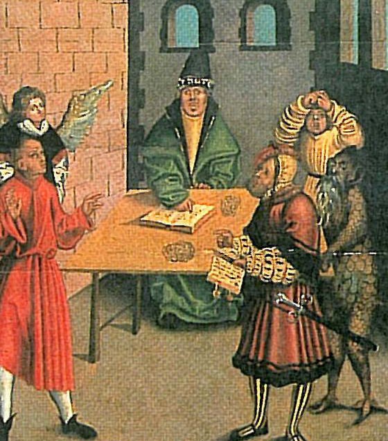 De ti bud ottende bud detaljer af Lucas Cranach the Elder