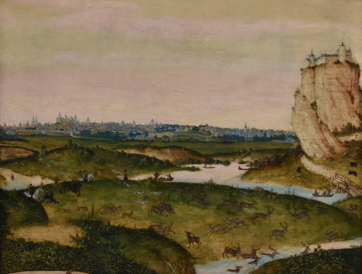Hjortejagt af Lucas Cranach the Younger
