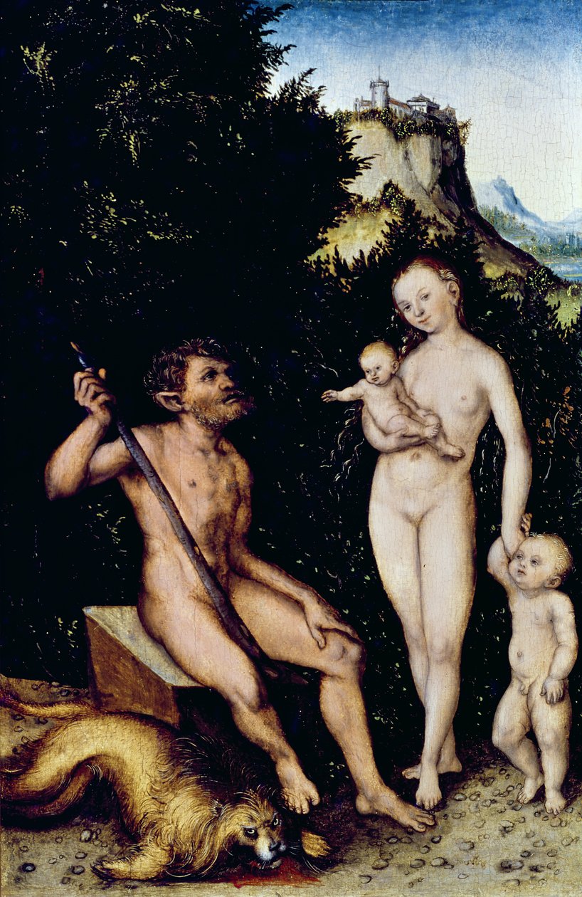 Familien Faun af Lucas Cranach the Younger