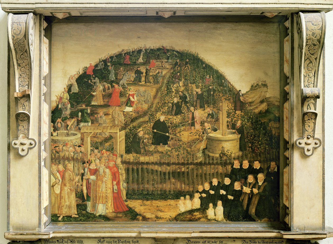 Herrens vingård, 1569 af Lucas Cranach the Younger
