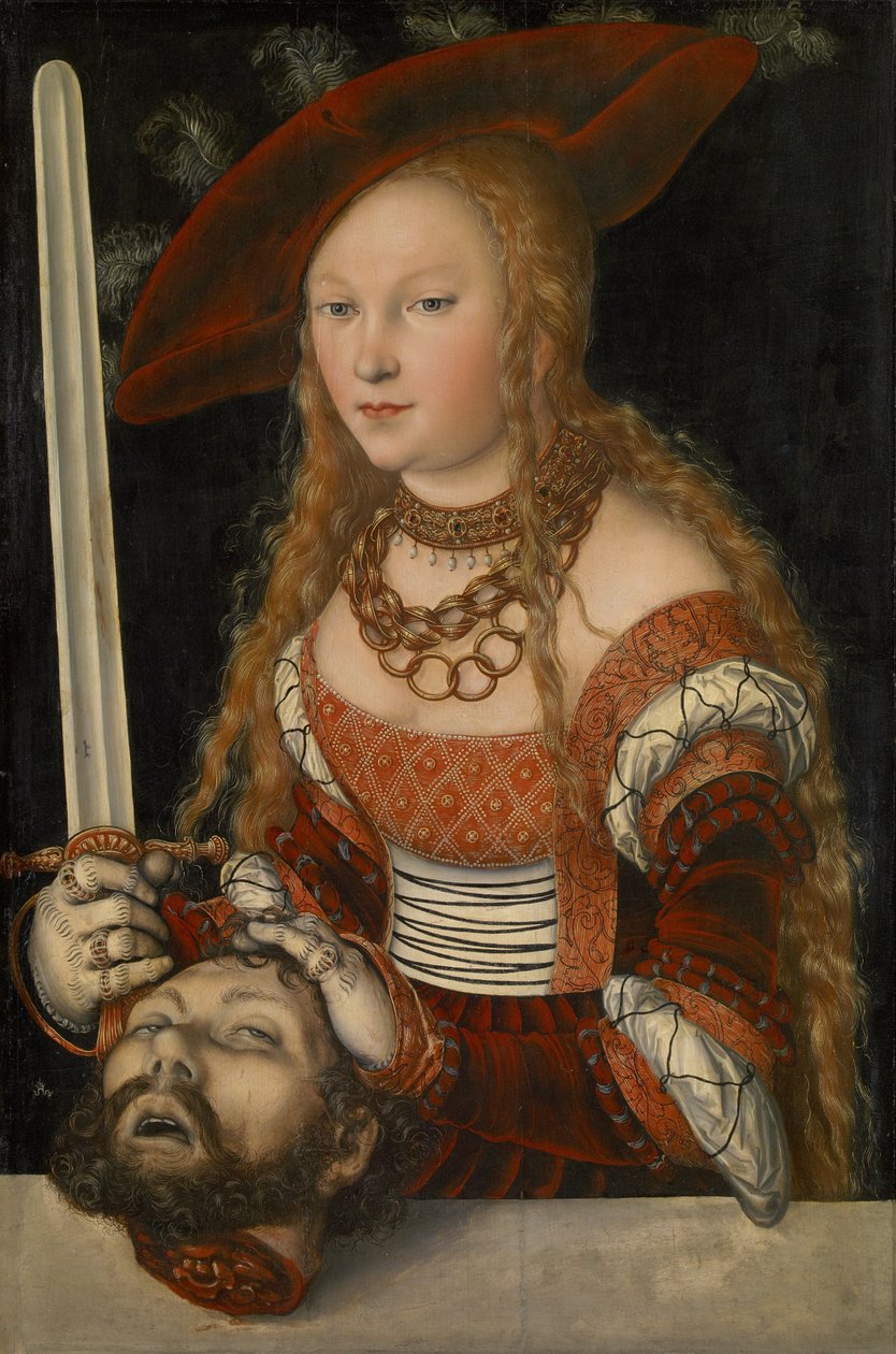 Judith med chefen for Holofernes af Lucas Cranach the Elder