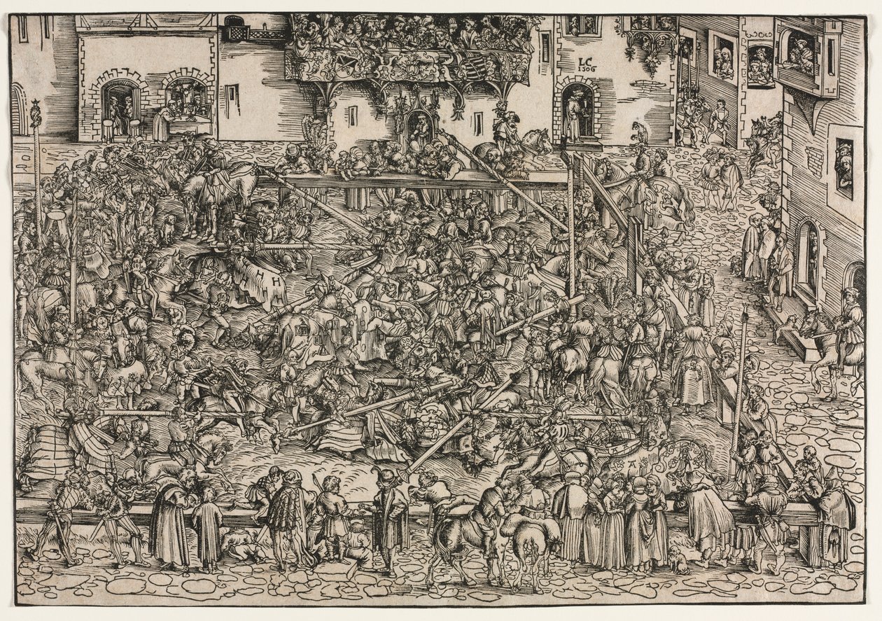 En turnering af Lucas Cranach