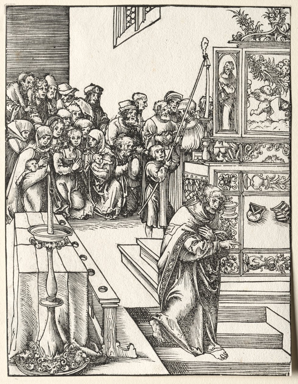 St. Johns martyrium af Lucas Cranach