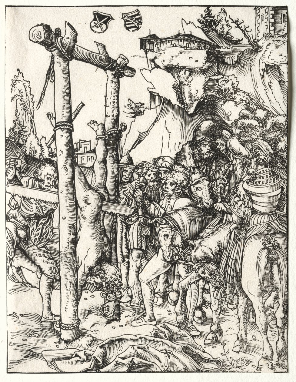 Sankt Simeons martyrium af Lucas Cranach