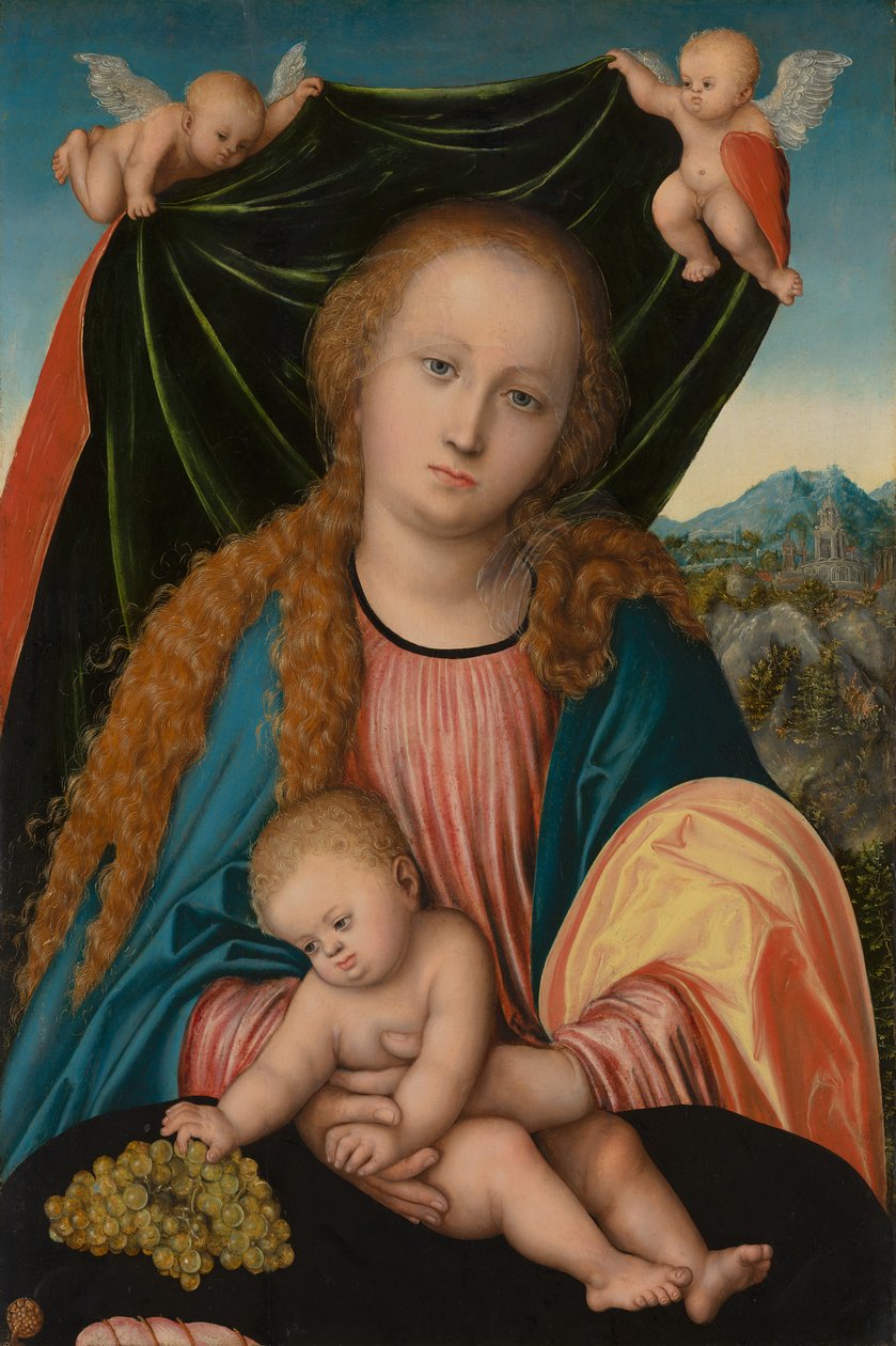 Jomfru og barn, ca. 1515-20 af Lucas Cranach