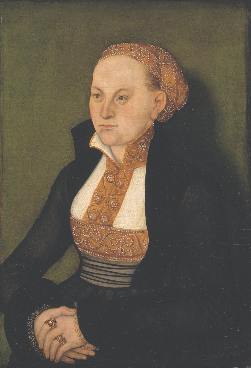 Portræt af en Dame af Lucas Cranach d.Æ.