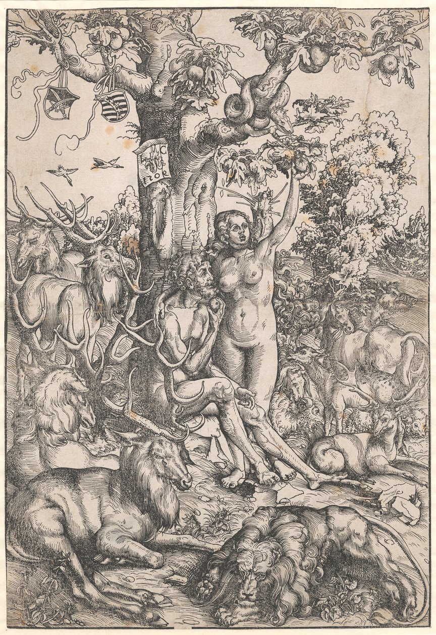 Menneskets Fald af Lucas Cranach d.Æ.
