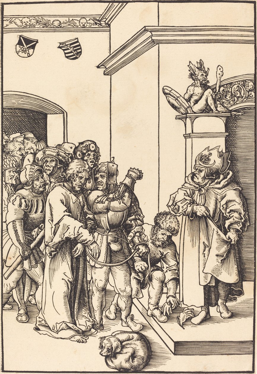 Kristus før Annas af Lucas Cranach the Elder